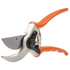 Traditional Bypass Pruners By A.M. Leonard, 1in Cutting Capacity, Lifetime Warranty -Garden Warehousing 1286 midopen angle
