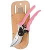 Pink Leonard Traditional Bypass Pruner With Case 2 Pink Leonard Traditional Bypass Pruner With Case -Garden Warehousing 1286pcom