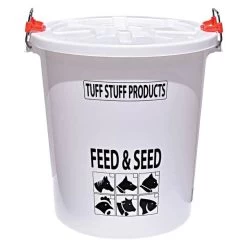 12 Gallon Heavy Duty Storage Bin With Lid And Locking Handles