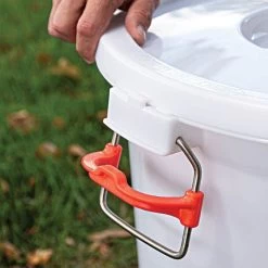 12 Gallon Heavy Duty Storage Bin (Bin Only, No Lid) -Garden Warehousing 12tkttsge rotating lid