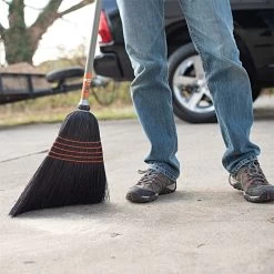 Leonard Lightweight Corn Broom -Garden Warehousing 22cb 5