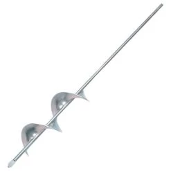 Bulb Planter Fits 3/8in And 1/2in Drills 2-3/4in Auger Drills 8in Deep