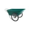 Muller's Original Smart Cart, Green 7 Cu. Ft. Tray With 20" Flat Free Spoke Wheels -Garden Warehousing 37gb ff