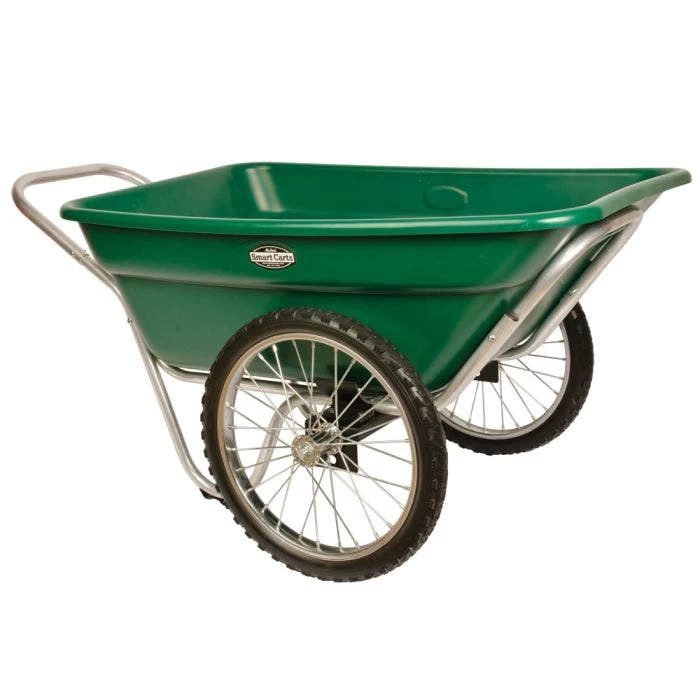 Muller's Original Smart Cart, Green 7 Cu. Ft. Tray With 20" Spoke Wheels 4 Muller's Original Smart Cart, Green 7 Cu. Ft. Tray With 20" Spoke Wheels - Image 2