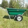 Muller's Original Smart Cart, Green 7 Cu. Ft. Tray With 16" Turf Wheels 1 Muller's Original Smart Cart, Green 7 Cu. Ft. Tray With 16" Turf Wheels -Garden Warehousing 37gbt 3