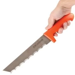 Leonard Wavy Edge Stainless Steel Cut-All Knife 8in Blade -Garden Warehousing 4041t 2