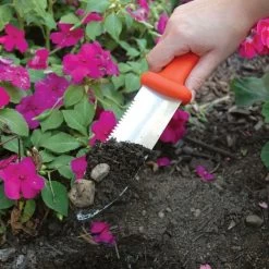 Classic Stainless Steel Soil Knife By A.M. Leonard, 6in Dual Edged Blade, Lifetime Warranty -Garden Warehousing 4750 8