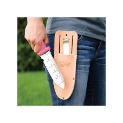 Leonard Pink Deluxe Soil Knife And Sheath Combo -Garden Warehousing 4752pcom 1