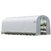 ShelterLogic GrowIT® Heavy Duty Round Greenhouse, 12 Ft. X 24 Ft. X 8 Ft. 1 ShelterLogic GrowIT® Heavy Duty Round Greenhouse, 12 Ft. X 24 Ft. X 8 Ft. -Garden Warehousing 70593