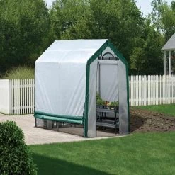 ShelterLogic Organic Growers Greenhouse, 6 Ft. X 8 Ft. X 6.5 Ft -Garden Warehousing 70699 image 01