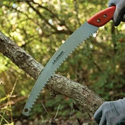 Leonard Tri-Edge Pruning Saw, 13-inch Curved Blade -Garden Warehousing 713ts 2