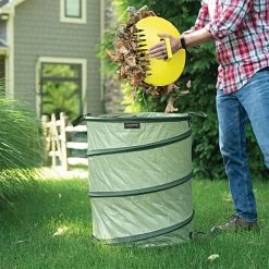 Fiskars Kangaroo Pop-Up Bag 30-Gallon With HardShell Base -Garden Warehousing 9413 11