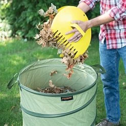 Fiskars Kangaroo Pop-Up Bag 30-Gallon With HardShell Base -Garden Warehousing 9413 12