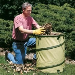 Fiskars Kangaroo Pop-Up Bag 30-Gallon With HardShell Base -Garden Warehousing 9413 2