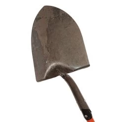 Leonard Forged Round-Point Shovel With 48-Inch Fiberglass Handle -Garden Warehousing a3350 2 1 1