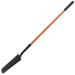 Leonard Drain Spade With 48-Inch Straight Fiberglass Handle -Garden Warehousing ad16fl 2 1
