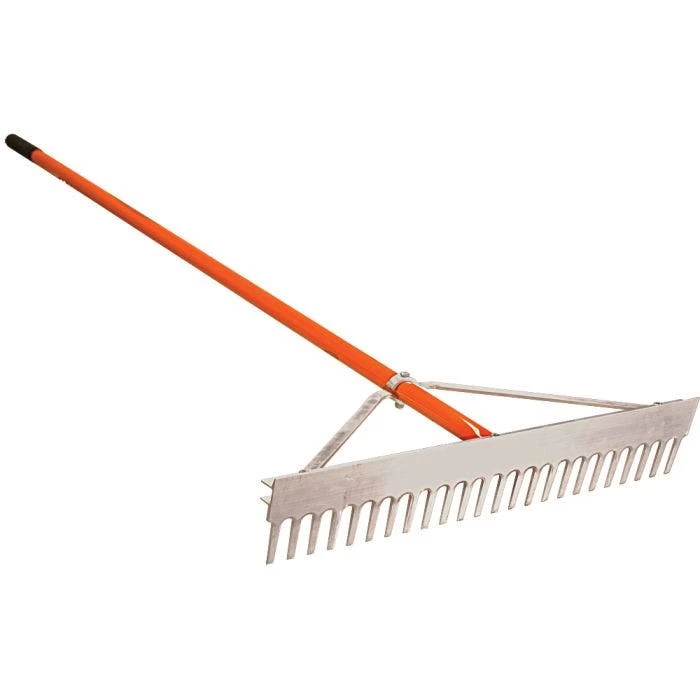 Leonard Aluminum Grading Rake 24in 3 Leonard Aluminum Grading Rake 24in