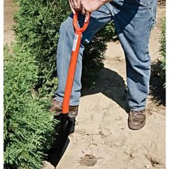 Steel Nursery Spade By A.M. Leonard, 13in Blade X 27in Length, Lifetime Warranty -Garden Warehousing am12 5