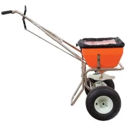 Leonard 70 Lb Spreader With Stainless Steel Frame -Garden Warehousing am70s 2 2