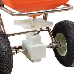Leonard 70 Lb Spreader With Stainless Steel Frame -Garden Warehousing am70s 3 1 1