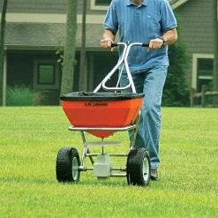 Leonard 70 Lb Spreader With Stainless Steel Frame -Garden Warehousing am70s 4 1