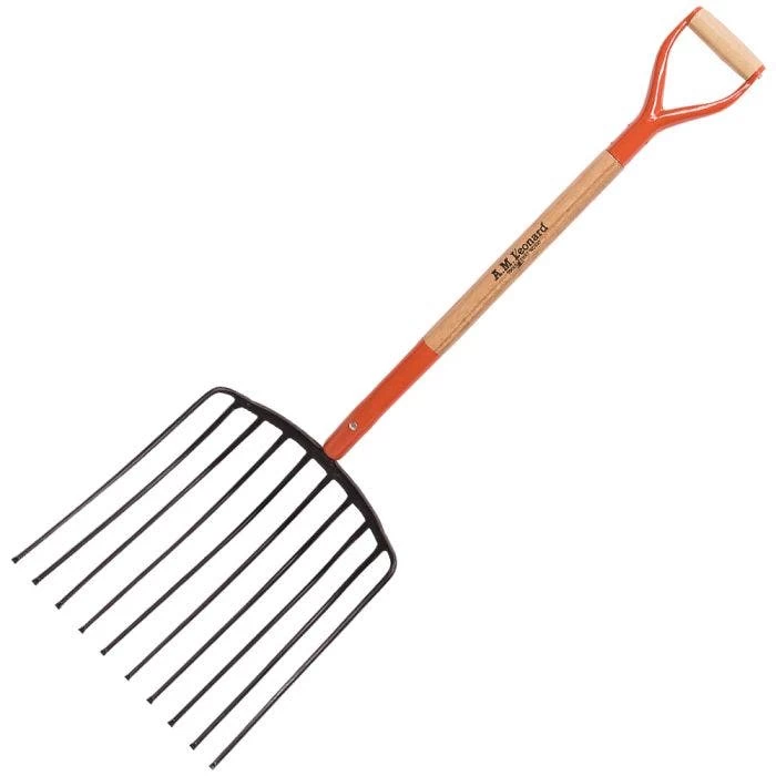 Leonard 10-Tine Forged Steel Scoop Fork With 30-Inch D-Grip Handle 4 Leonard 10-Tine Forged Steel Scoop Fork With 30-Inch D-Grip Handle - Image 2