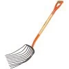 Leonard 10-Tine Forged Steel Scoop Fork With 30-Inch D-Grip Handle -Garden Warehousing amf10 11
