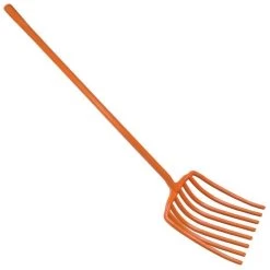 Leonard 8-Tine All Poly Scoop Fork 63-inch Length -Garden Warehousing apf805 1