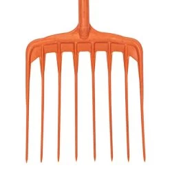 Poly Mulching Fork With D-Grip Handle By A.M. Leonard, 8 Tine, 15in Scoop X 44in Length, Lifetime Warranty -Garden Warehousing apf810 1 1