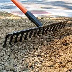 Leonard Straight Rake With Forged Steel Head And Composite Handle 10 Leonard Straight Rake With Forged Steel Head And Composite Handle -Garden Warehousing cs16 2 2