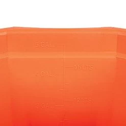 5 Gallon Heavy Duty Orange Flatback Bucket 10 5 Gallon Heavy Duty Orange Flatback Bucket -Garden Warehousing fbortsge graduations