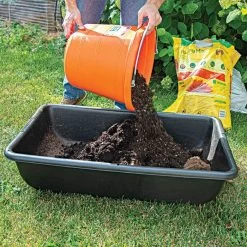 5 Gallon Heavy Duty Orange Flatback Bucket 11 5 Gallon Heavy Duty Orange Flatback Bucket -Garden Warehousing fbortsge mixing soil