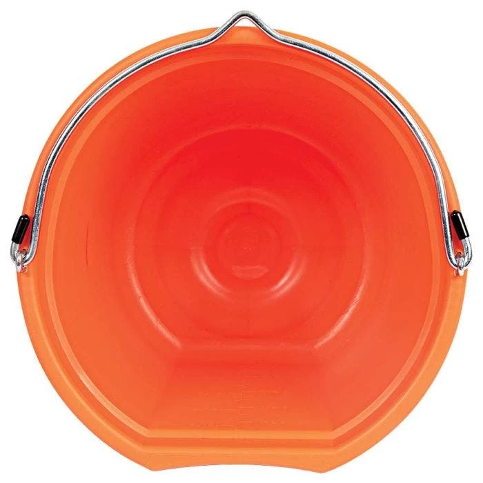 5 Gallon Heavy Duty Orange Flatback Bucket 4 5 Gallon Heavy Duty Orange Flatback Bucket - Image 2