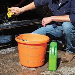 5 Gallon Heavy Duty Orange Flatback Bucket 13 5 Gallon Heavy Duty Orange Flatback Bucket -Garden Warehousing fbortsge washing car horz