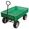 Leonard Green Utility Wagon, Flat-Free Tires, 30in X 46in X 7.5in Tray 1 Leonard Green Utility Wagon, Flat-Free Tires, 30in X 46in X 7.5in Tray -Garden Warehousing fgw45g
