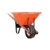 Leonard 6-Cubic-Foot Capacity Poly Tray Wheelbarrow With Flat-Free Tire -Garden Warehousing fwb6 3 1