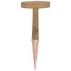 Copper Plated Dibber, Carbon Steel/Wood -Garden Warehousing gt121am 2