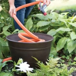 Aged Bronze Hose Pot -Garden Warehousing hp1924 2