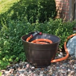 Aged Bronze Hose Pot -Garden Warehousing hp1924 3
