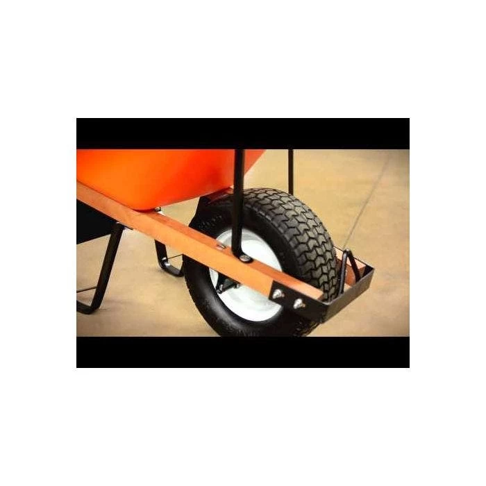 Leonard 6-Cubic-Foot Capacity Poly Tray Wheelbarrow With Pneumatic Tire 10 Leonard 6-Cubic-Foot Capacity Poly Tray Wheelbarrow With Pneumatic Tire - Image 8