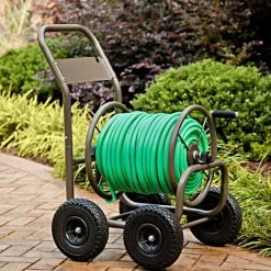 Liberty Garden Hose Wagon With Flat Free Tires, 250ft Capacity -Garden Warehousing hw250ff live