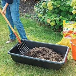 26 Gallon Mortar And Soil Mixing Tub 36x24x8 -Garden Warehousing m100tsge mixing soil