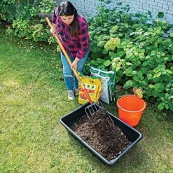 26 Gallon Mortar And Soil Mixing Tub 36x24x8 -Garden Warehousing m100tsge mixing soil vert