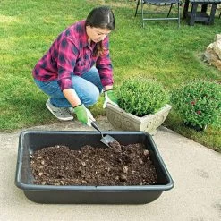 26 Gallon Mortar And Soil Mixing Tub 36x24x8 -Garden Warehousing m100tsge planting