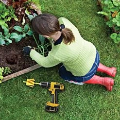 The MAXBIT 4 Inch Garden Hole Digging Drill Bit -Garden Warehousing mb4 y 1