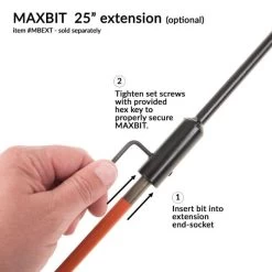The MAXBIT 6 Inch Garden Hole Digging Drill Bit -Garden Warehousing mb6 o 2
