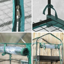 Miracle-Gro Mini Greenhouse 23 X 17 X 57” -Garden Warehousing mrayagbfzvpbibvlw54l