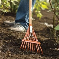 Leonard Narrow Shrub Rake, 54in Handle -Garden Warehousing msr 208 2