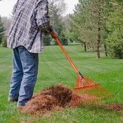 Leonard Spring Rake W/ Fiberglass Handle, 24 Tines 14 Leonard Spring Rake W/ Fiberglass Handle, 24 Tines -Garden Warehousing msrf 224 3