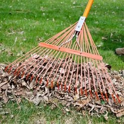 Leonard Spring Rake W/ Fiberglass Handle, 24 Tines 13 Leonard Spring Rake W/ Fiberglass Handle, 24 Tines -Garden Warehousing msrf 224 4 1